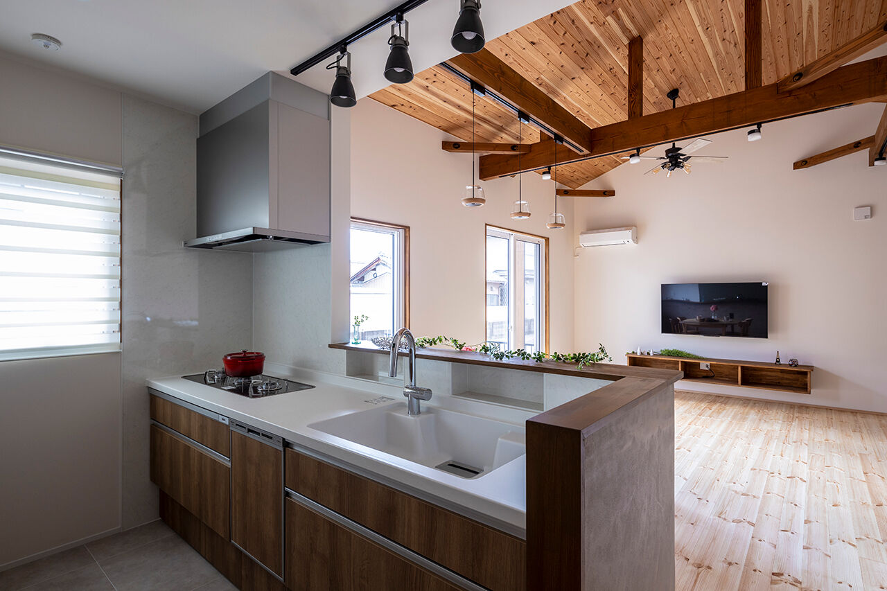 ヴィーヴル 【2500～2999万円×ドライウォール×北欧風ナチュラルモダン】約20帖の小屋裏収納がある平屋の家の建築実例画像5