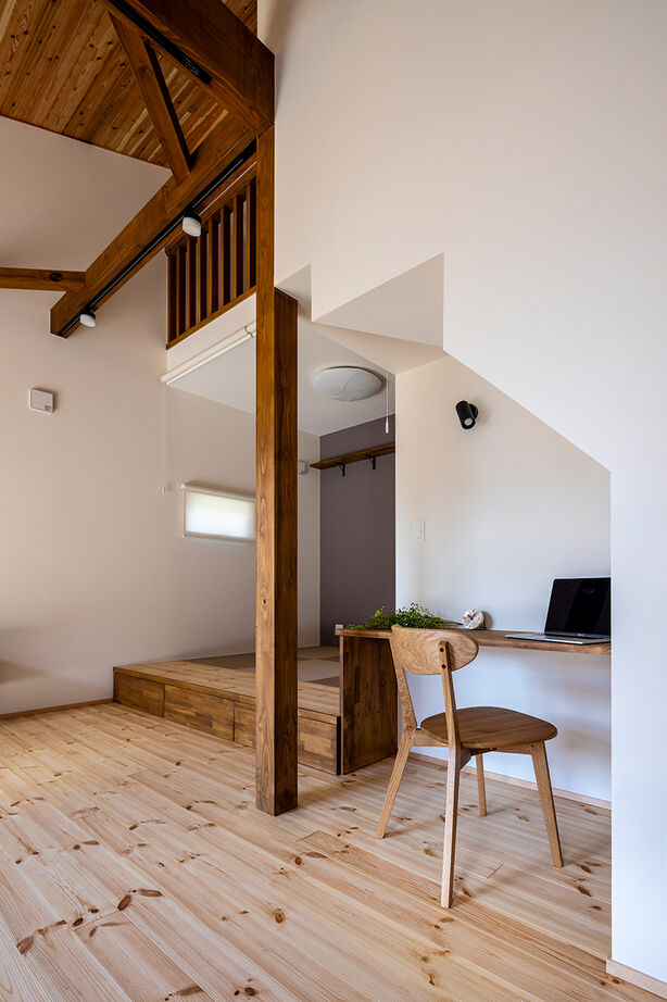 ヴィーヴル 【2500～2999万円×ドライウォール×北欧風ナチュラルモダン】約20帖の小屋裏収納がある平屋の家の建築実例画像6