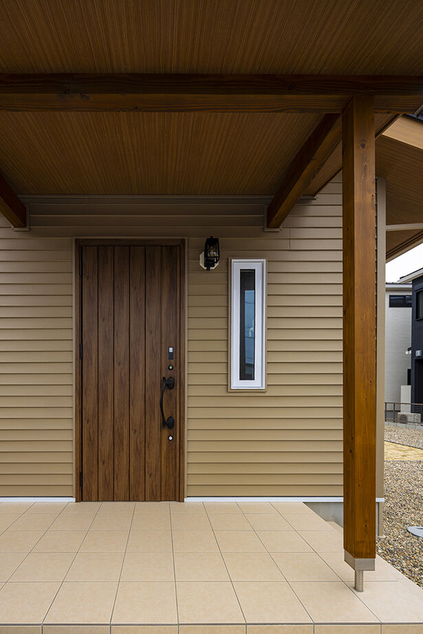 ヴィーヴル 【2000万円台×コンパクト×20坪台】リビングに家族が集う自然素材の平屋。杉板貼りの勾配天井に造作本棚もの建築実例画像19