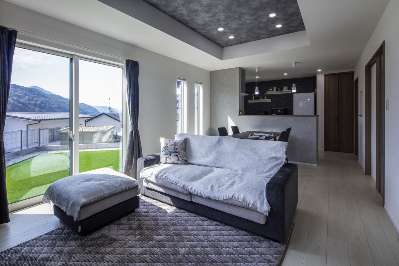 木暮らし工房サンハウス 【間取り図有／1000万円台後半／平屋／26坪】見晴らし抜群！景色を楽しむ贅沢な平屋の建築実例画像2