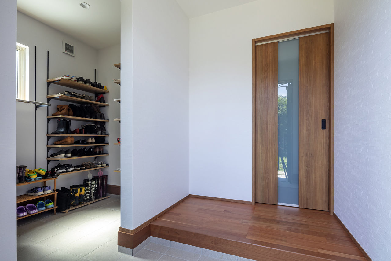 木暮らし工房サンハウス 【間取り図有／2000万円台前半／スキップフロア／子ども4人】スキップフロアを活用した一体感のある家の建築実例画像7