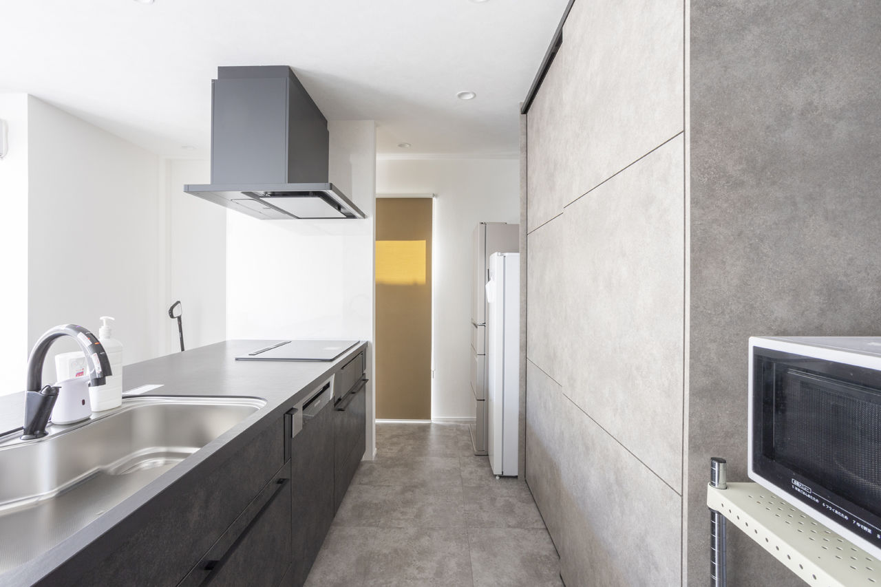 木暮らし工房サンハウス 【間取り図有／2000万円台前半／ペニンシュラキッチン／書斎】キッチンと床にこだわったおしゃれな家の建築実例画像7