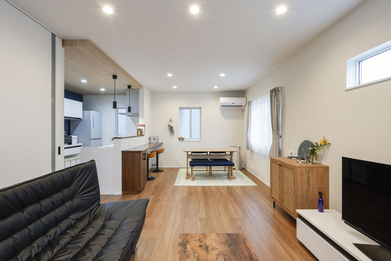 木暮らし工房サンハウス 【間取り図有／2000万円台前半／書斎／ヌック】小さな居場所を随所に設けた居心地のいい家の建築実例画像2