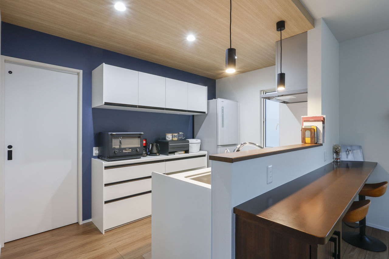 木暮らし工房サンハウス 【間取り図有／2000万円台前半／書斎／ヌック】小さな居場所を随所に設けた居心地のいい家の建築実例画像5