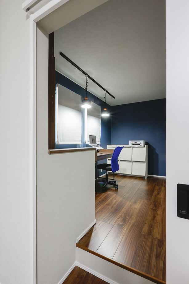 木暮らし工房サンハウス 【間取り図有／2000万円台前半／書斎／ヌック】小さな居場所を随所に設けた居心地のいい家の建築実例画像7