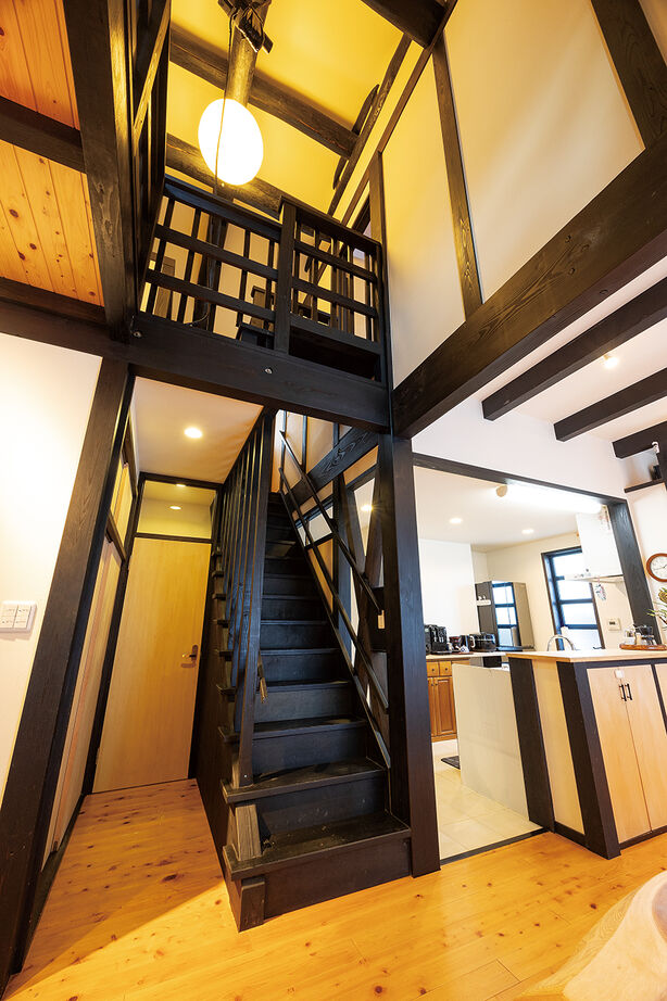 木暮らし工房サンハウス 【間取り図有／2000万円台後半／和モダン】木の温もりと力強さに包まれる、新しくて懐かしい和モダンの家の建築実例画像3