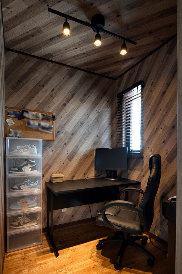 リンクワークス 【郡山市｜2150万円/延床36坪】ガルバ外壁×木目がスタイリッシュな家。キッチンや主寝室は間接照明でムーディーにの建築実例画像7