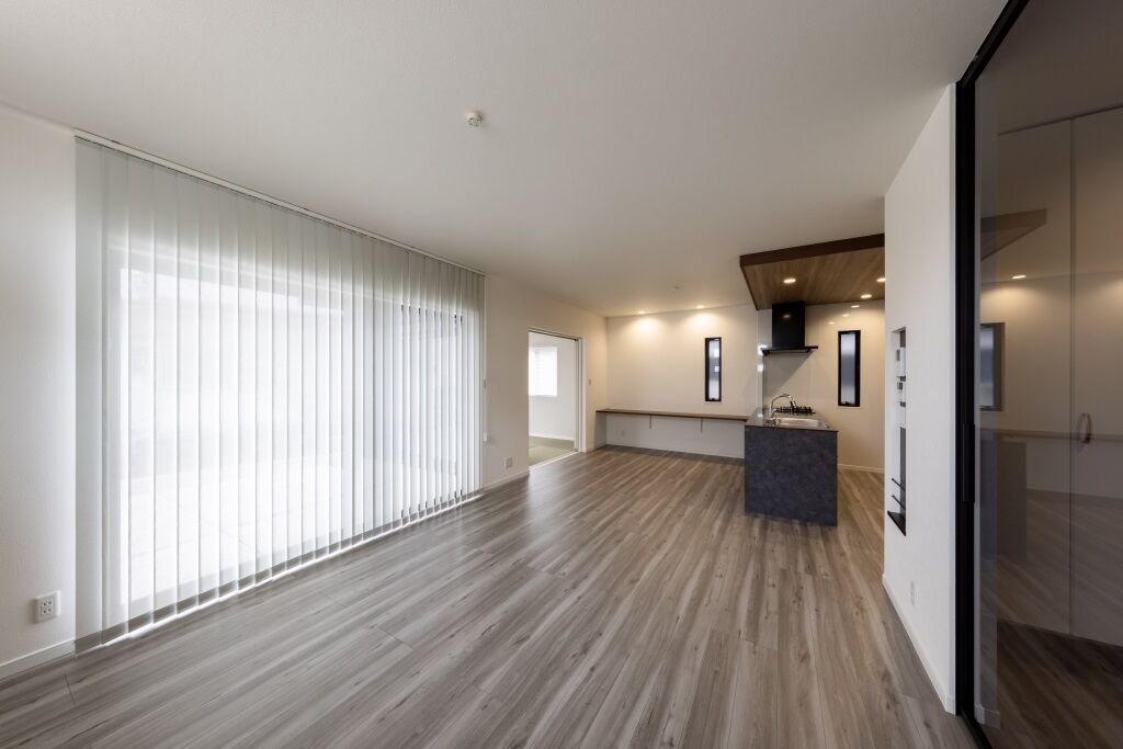 フロックス 【大東市/2世帯住宅/４LDK】設計の技術で北向きでも「明るい！！」を表現した光の間取りの建築実例画像3