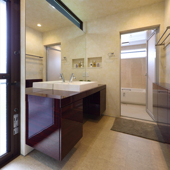 thinks  【3,200万円台/ナチュラルモダン】ガレージ、薪ストーブ、自然素材。コーディネートで魅せる大人の空間の建築実例画像8