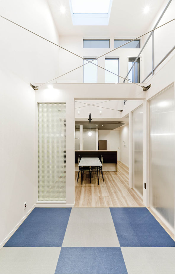 桝田工務店 【大阪市内|2階建て|狭小|屋上リビング】間口3.6ｍ、奥行き20ｍの細長い敷地に建てたおしゃれ外観なお家。の建築実例画像5