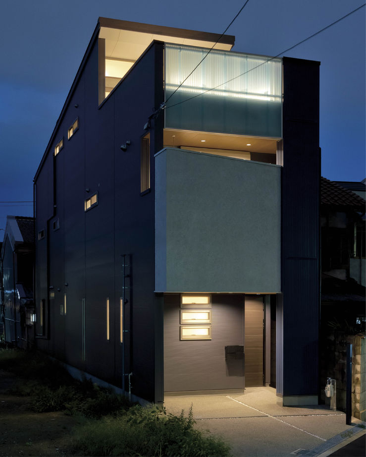 桝田工務店 【大阪市内|2階建て|狭小|屋上リビング】間口3.6ｍ、奥行き20ｍの細長い敷地に建てたおしゃれ外観なお家。の建築実例画像6