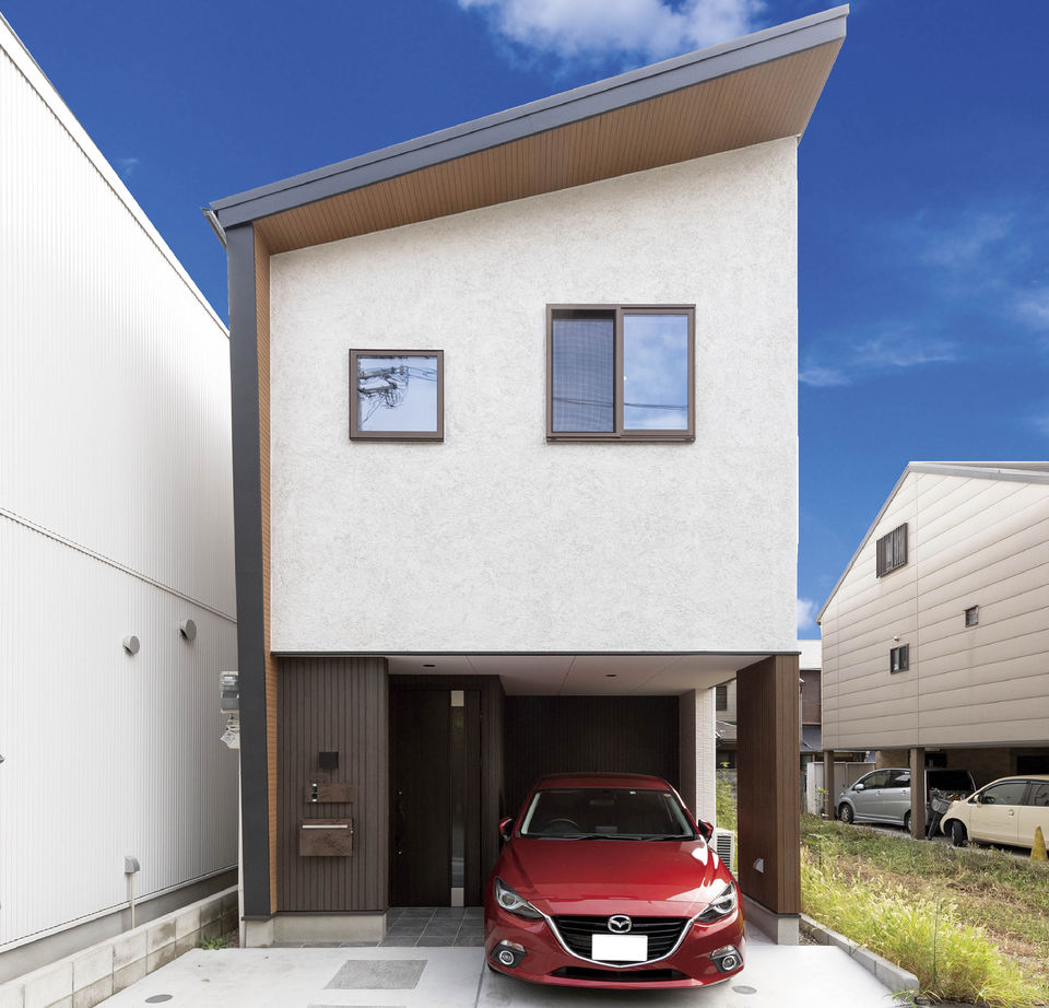 桝田工務店 【大阪市内|1900万円台|2階建て|27坪|間取り図有】リビング階段と収納に優れたオーダー家具がかわいいお家の建築実例画像5