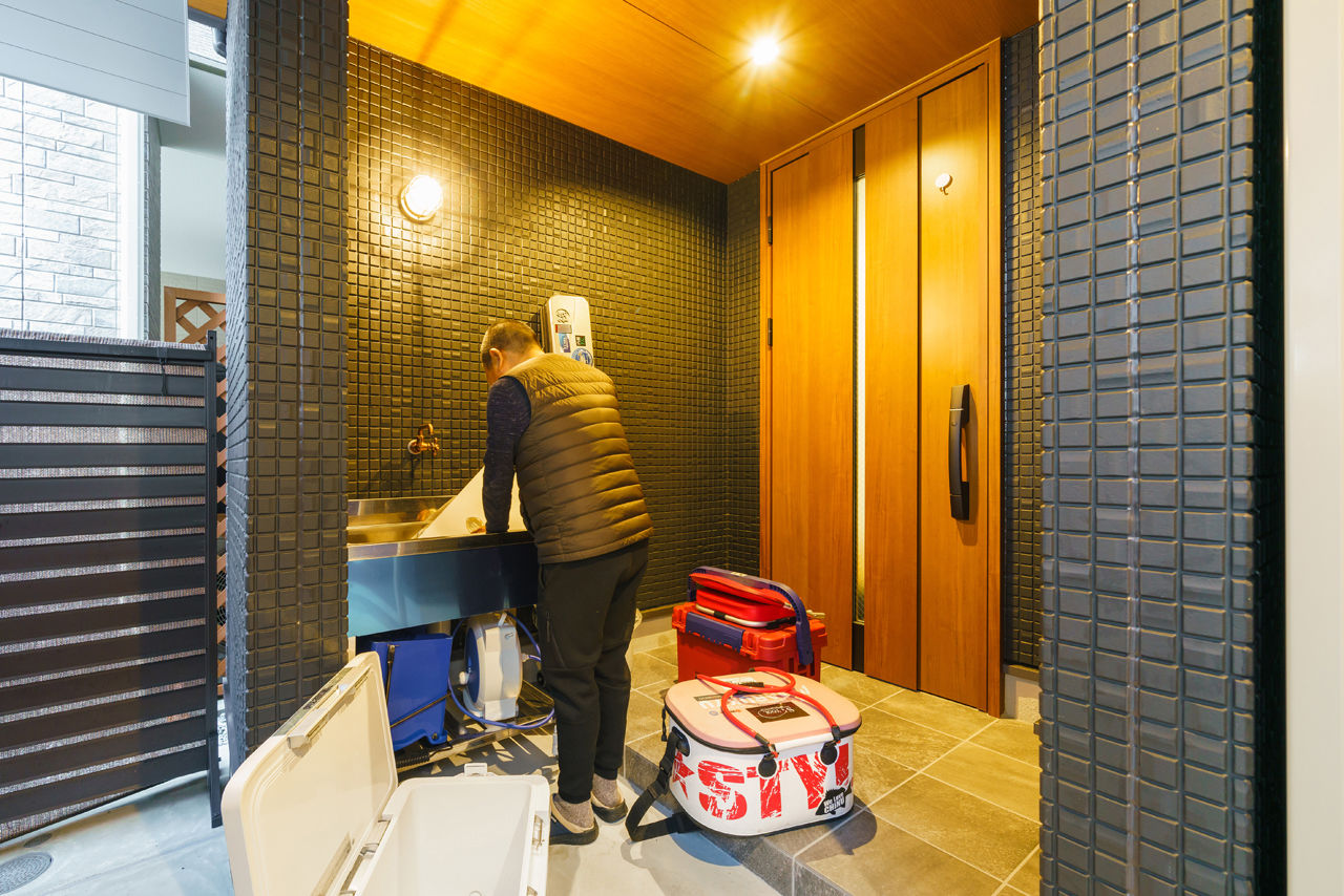 桝田工務店 【大阪市阿倍野区│3階建て│狭小地20坪】街なかで青空とグランピング気分を愉しむ、屋上のある都市型住宅の建築実例画像5