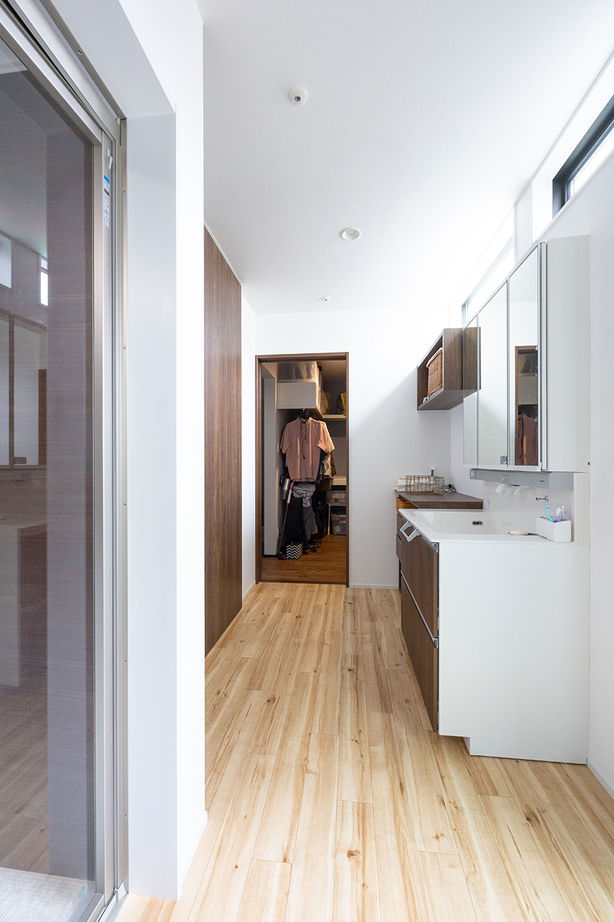 桝田工務店 【大阪市阿倍野区│2階LDK│3000万円台｜間取り図有】住宅密集地とは思えない大空間　青空リビングのある家の建築実例画像9