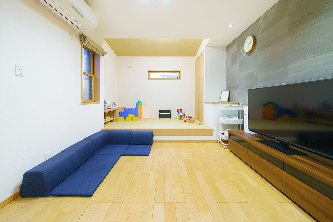 桝田工務店 【大阪市阿倍野区│3階建て│変形地】住宅密集地でも思いっきりトランペットを吹ける「防音室」のある家の建築実例画像4