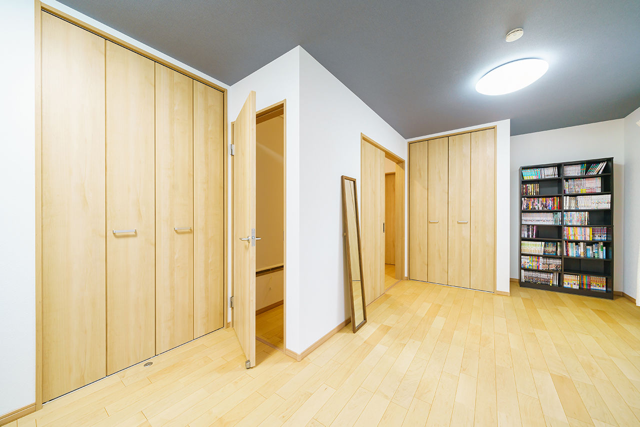 桝田工務店 【大阪市阿倍野区│3階建て│変形地】住宅密集地でも思いっきりトランペットを吹ける「防音室」のある家の建築実例画像8