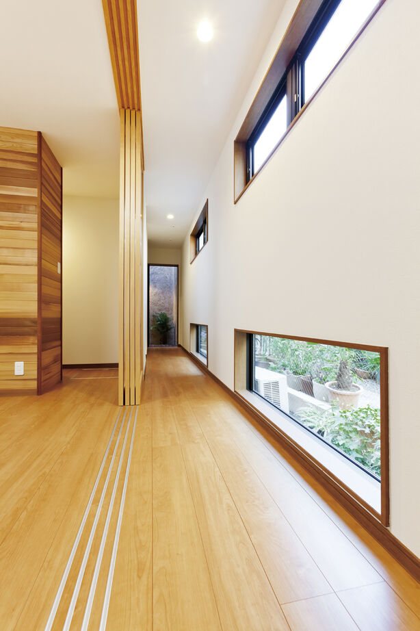 桝田工務店 【大阪市内|2000万円台|2階建て|狭小地25.6坪|間取り図有】プライベートバルコニー＆バスコートのあるお家の建築実例画像9