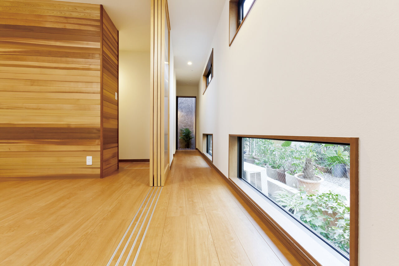 桝田工務店 【大阪市内|2000万円台|2階建て|狭小地25.6坪|間取り図有】プライベートバルコニー＆バスコートのあるお家の建築実例画像10