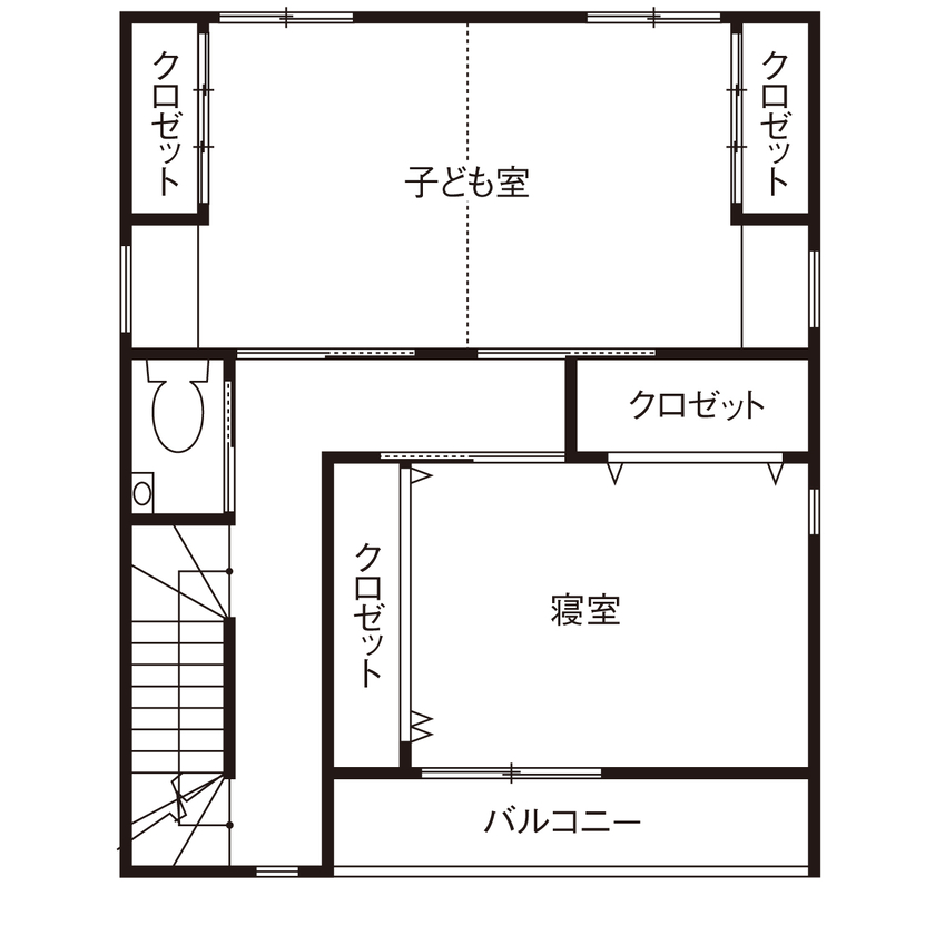 桝田工務店 【大阪市内|3000万円台|3階建て|狭小地20.3坪|間取り図有】広々LDK＆屋上の贅沢空間が魅力のガレージハウスの間取り図（3LDK）3階