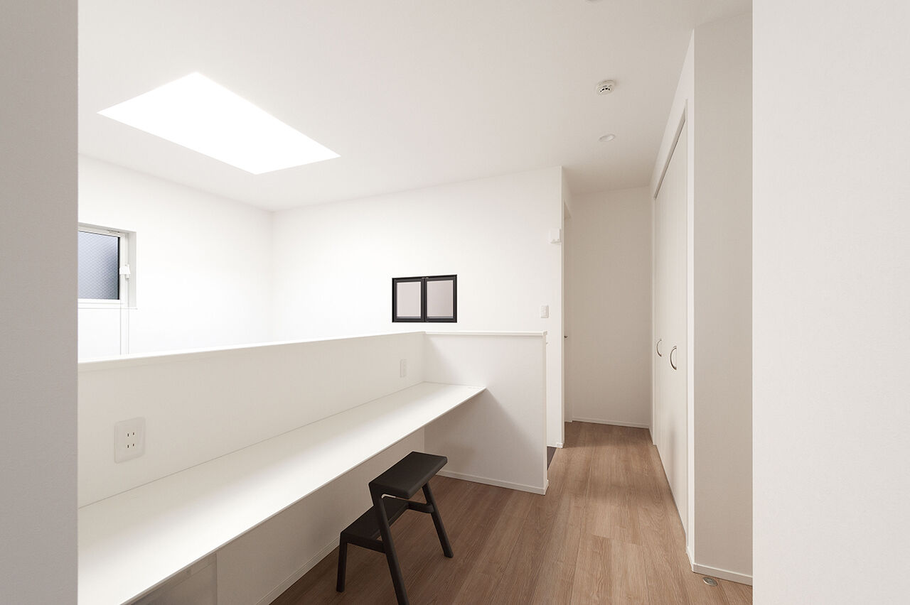 桝田工務店 【2000万円台|2階建て】壁一面のライブラリーがお気に入り。家族のつながりを感じる遊び心あふれる家の建築実例画像5