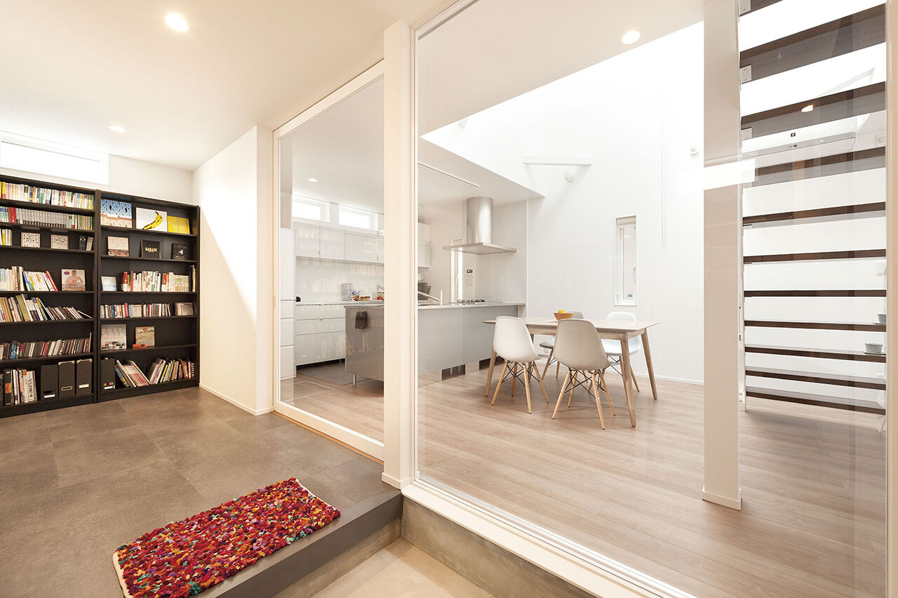 桝田工務店 【2000万円台|2階建て】壁一面のライブラリーがお気に入り。家族のつながりを感じる遊び心あふれる家の建築実例画像7