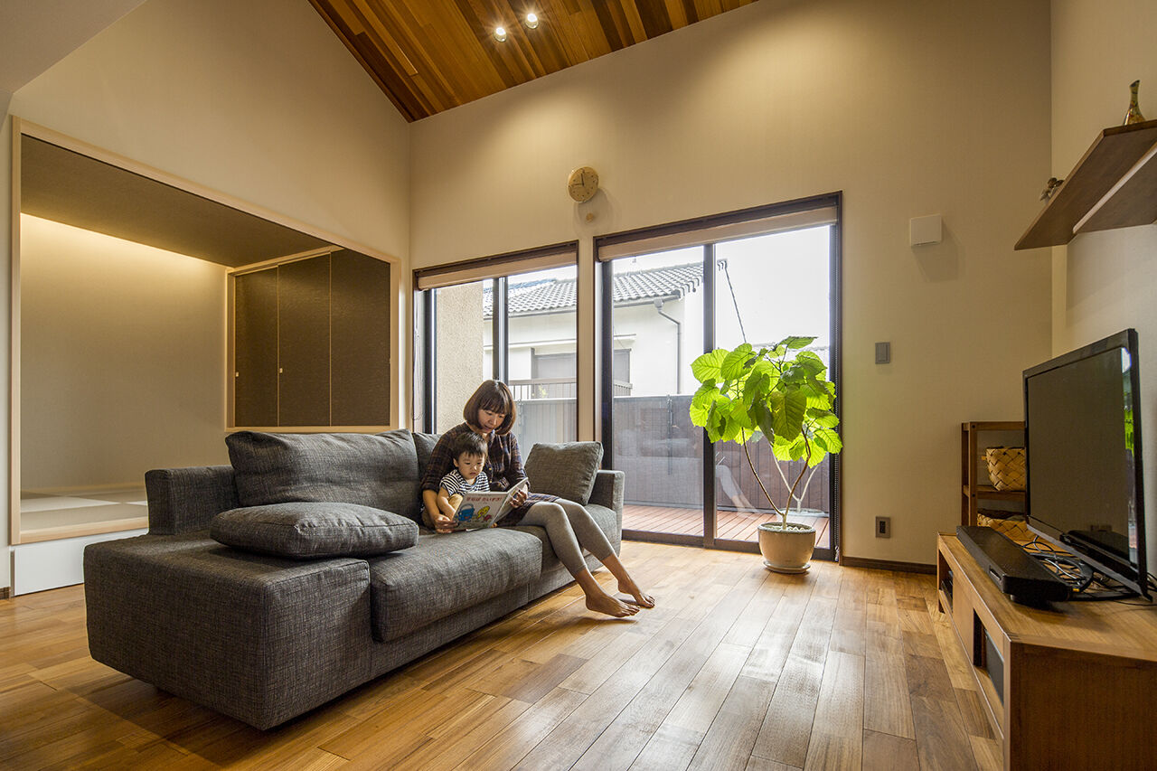 桝田工務店 【八尾市|2階建て|間取り図有】暮らしの中に楽しさと学びが見つかる、子どもがのびのび育つ家の建築実例画像2