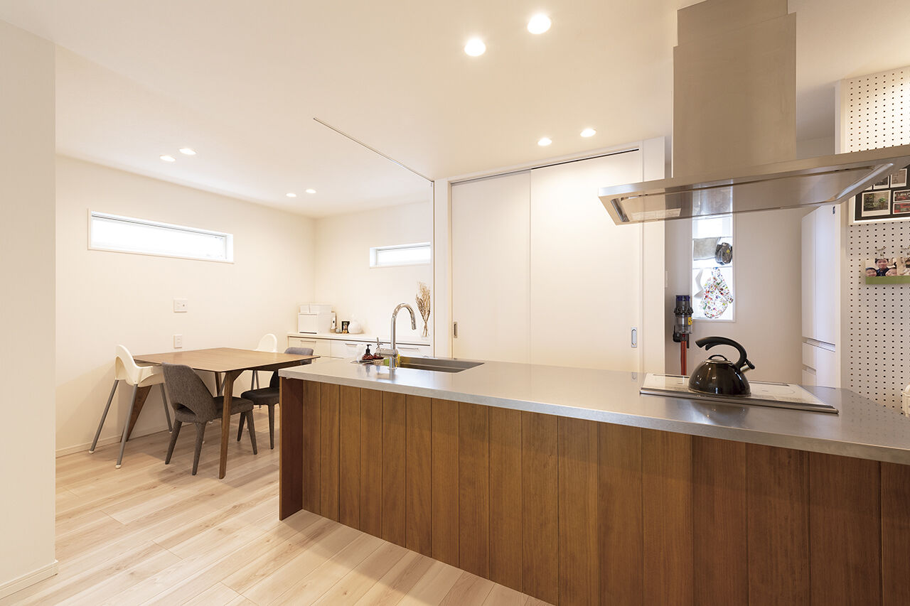 桝田工務店 【大阪市西成区|2000万円台|2階建て|間取り図有】効率的な動線設計で共働き夫婦の家事と子育てをサポートの建築実例画像3