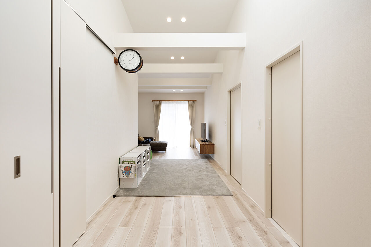 桝田工務店 【大阪市西成区|2000万円台|2階建て|間取り図有】効率的な動線設計で共働き夫婦の家事と子育てをサポートの建築実例画像4