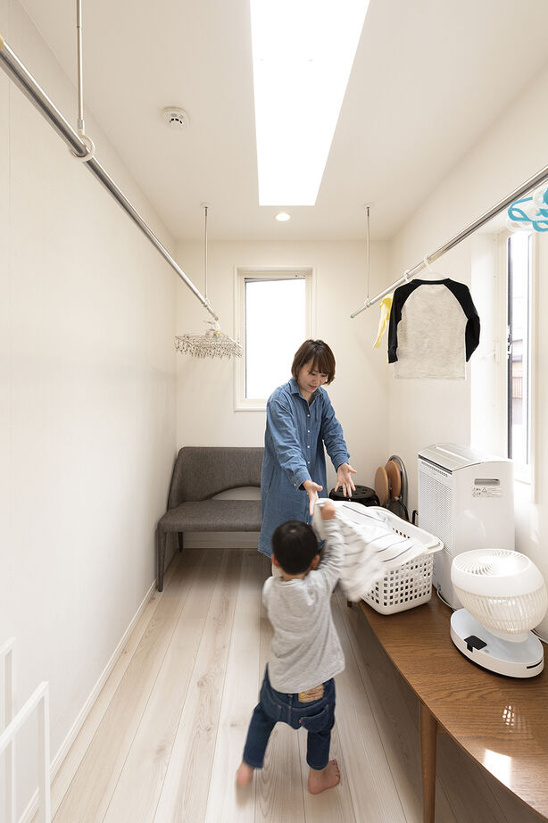 桝田工務店 【大阪市西成区|2000万円台|2階建て|間取り図有】効率的な動線設計で共働き夫婦の家事と子育てをサポートの建築実例画像8