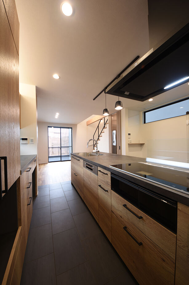 桝田工務店 【大阪市東住吉区|2000万円台｜3階建て】ジャストサイズの暮らしやすさを形にした狭小変形地に建つ家の建築実例画像3