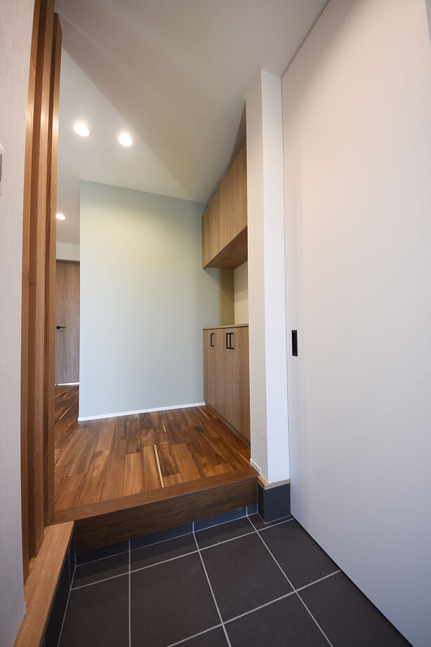 桝田工務店 【大阪市東住吉区|2000万円台｜3階建て】ジャストサイズの暮らしやすさを形にした狭小変形地に建つ家の建築実例画像7