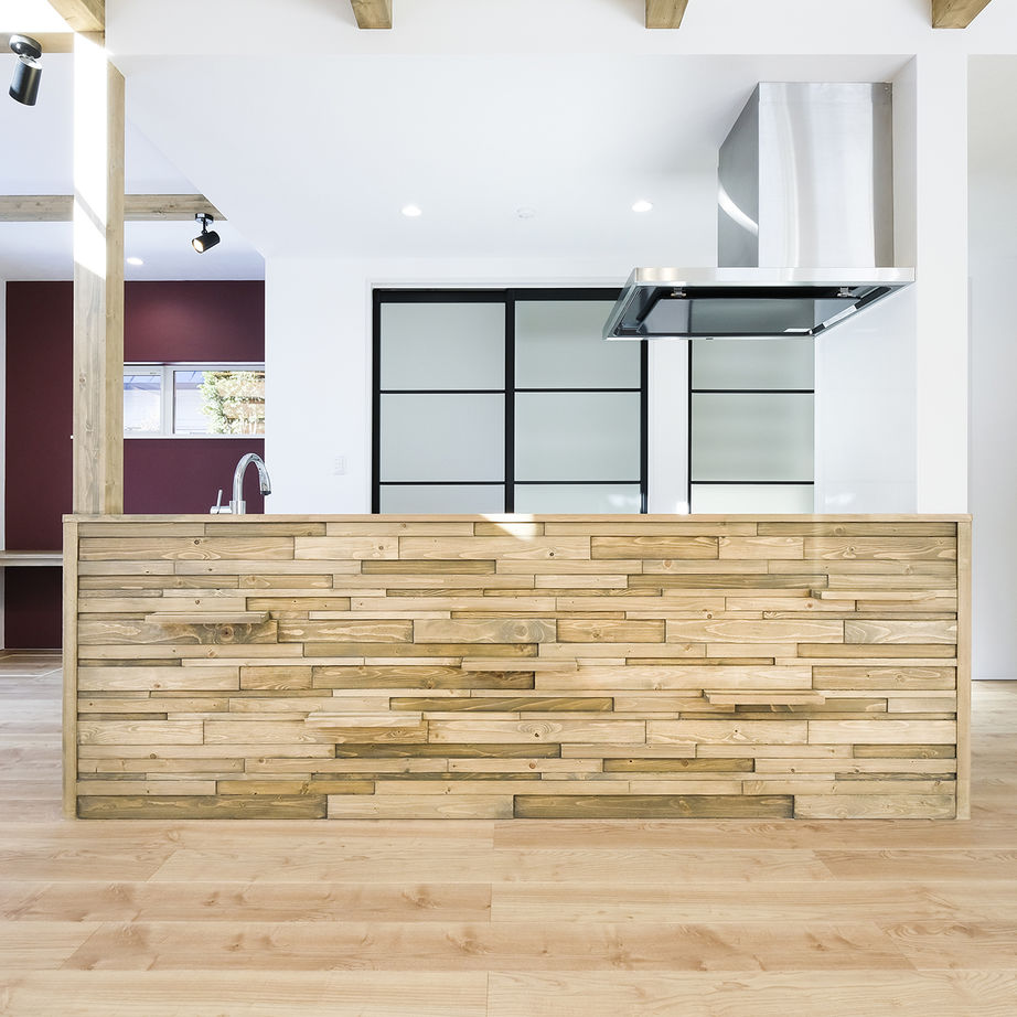 maida koumuten 【札幌市/３LDK/間取り/玄関土間/床暖房】スケルトン階段とボルダリング壁のある伸び伸び空間の建築実例画像4