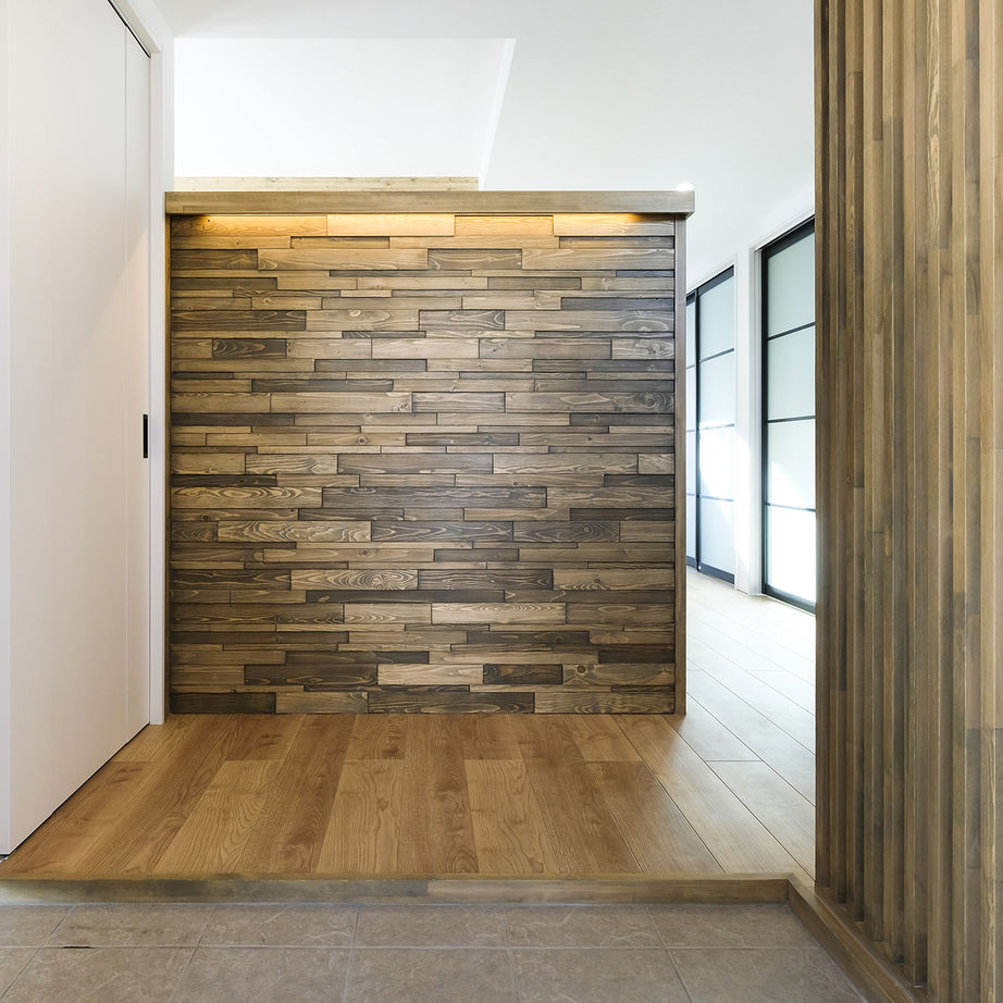 maida koumuten 【札幌市/３LDK/間取り/玄関土間/床暖房】スケルトン階段とボルダリング壁のある伸び伸び空間の建築実例画像9