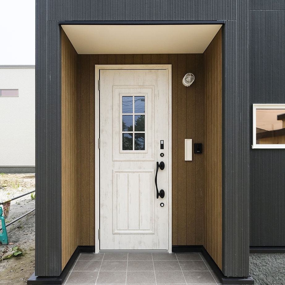 maida koumuten 【3LDK＋書斎/間取り/床暖房/夫婦+子ども2人】ネイビーブルーをアクセントカラーにしたクールな家の建築実例画像10