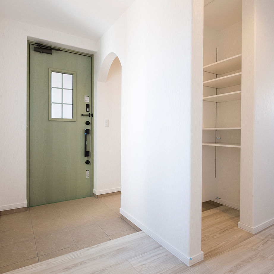 maida koumuten 【3LDK＋サンルーム/間取り/床暖房/夫婦+子ども2人】日差しあふれるサンルームのある床暖房の家の建築実例画像6