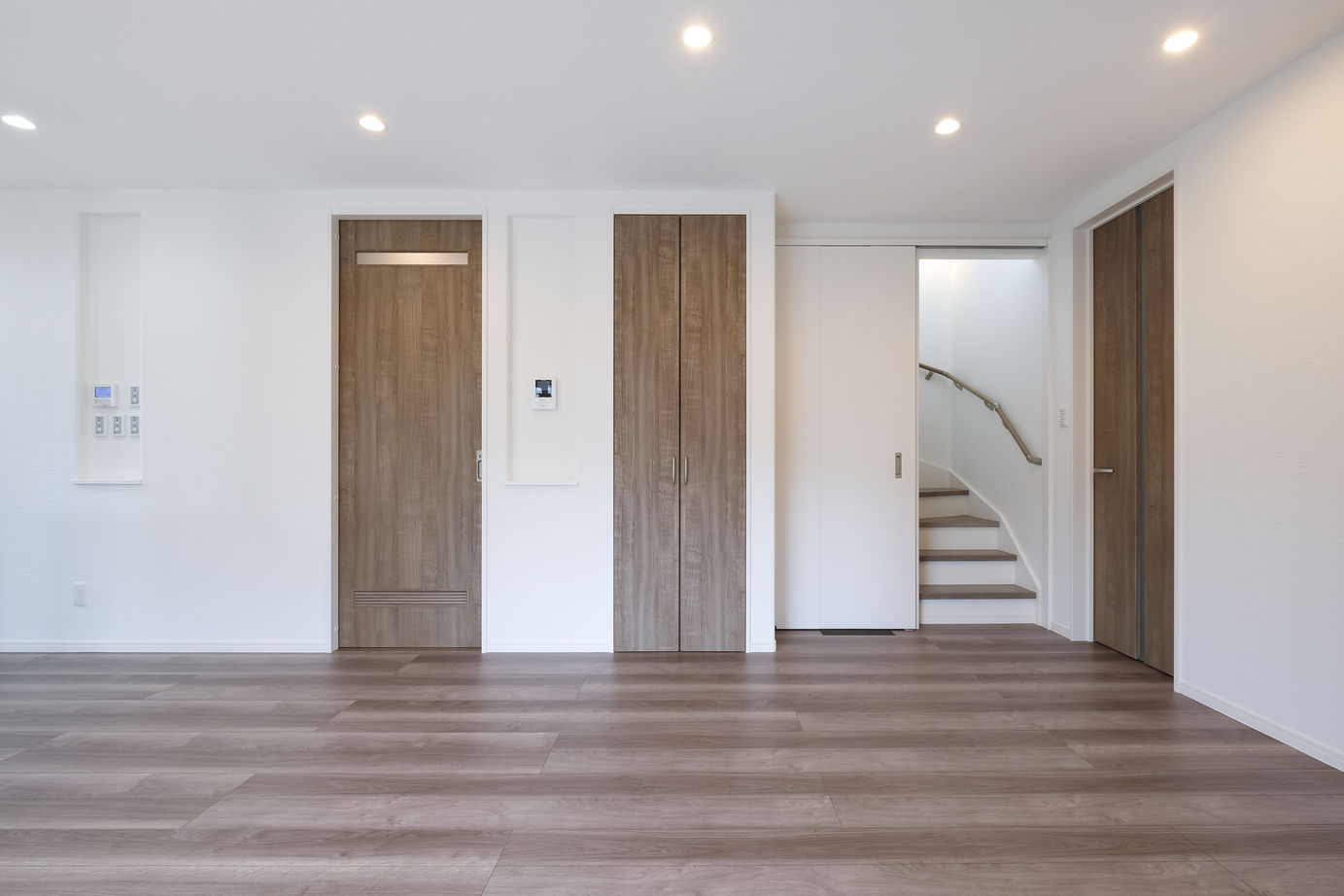 maida koumuten 【2000万円台/札幌市/3LDK/間取り】キッチンからの子供見守り動線でママが安心な住まいの建築実例画像2