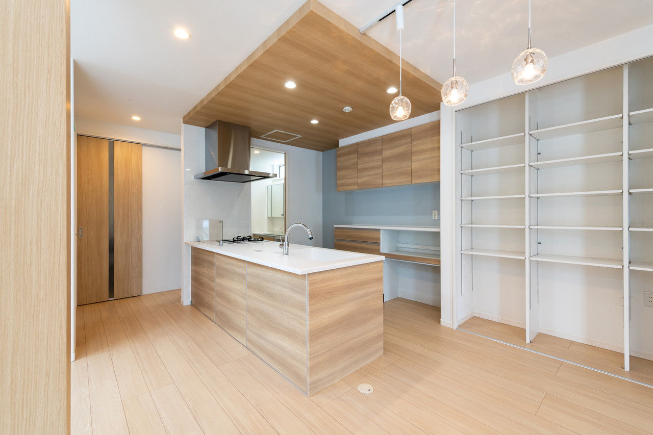 maida koumuten 【2000万円台／吹き抜けリビング／収納充実／スキップフロア】家事ラク＆子育てが楽しい工夫が満載の建築実例画像6