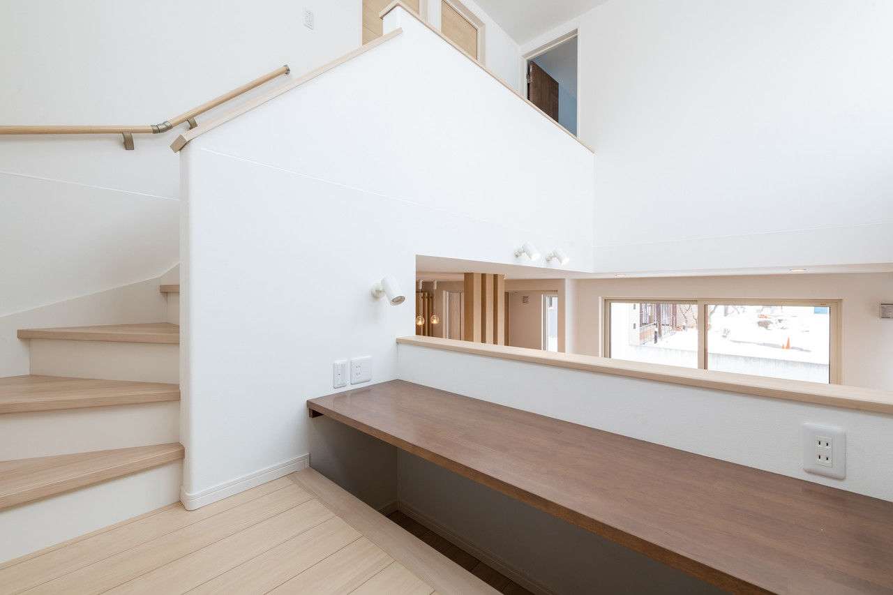 maida koumuten 【2000万円台／吹き抜けリビング／収納充実／スキップフロア】家事ラク＆子育てが楽しい工夫が満載の建築実例画像9