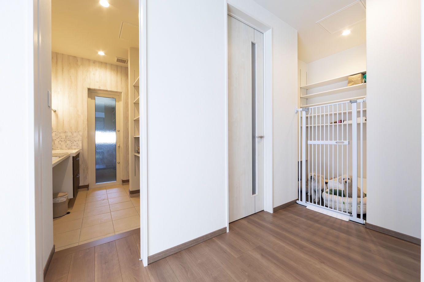 maida koumuten 【ビルドインガレージ×ZEH×平屋】妥協０のデザイン・経済性・暮しやすさ…愛犬も伸び伸びドッグラン付きの建築実例画像6