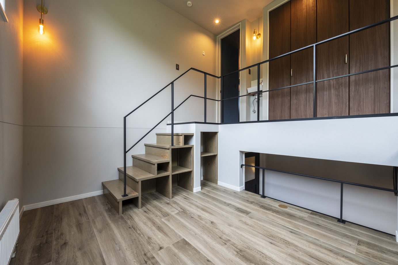 maida koumuten 【札幌市/3000万円台/間取り】お施主様こだわりのスキップフロアと造作階段があるお家の建築実例画像5