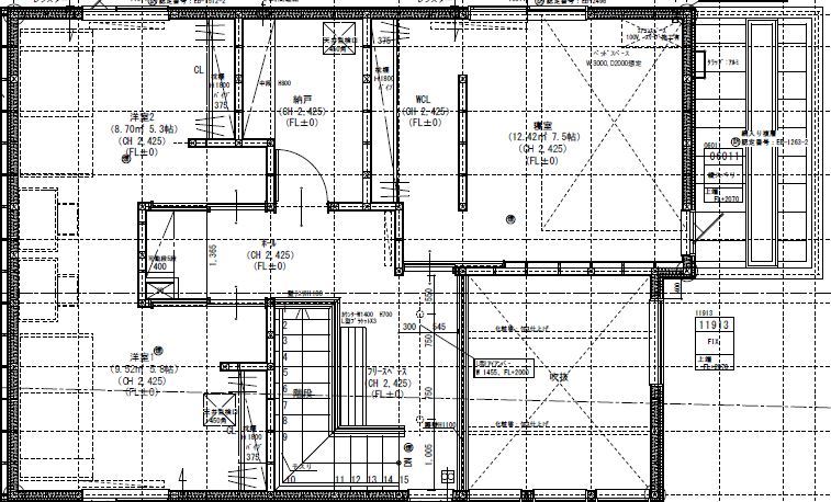 maida koumuten 【小樽市/3000万円台/間取り】大きな吹き抜けとたくさんの窓から陽光が差し込む、ぬくもりのある住まいの間取り図（3LDK）2階