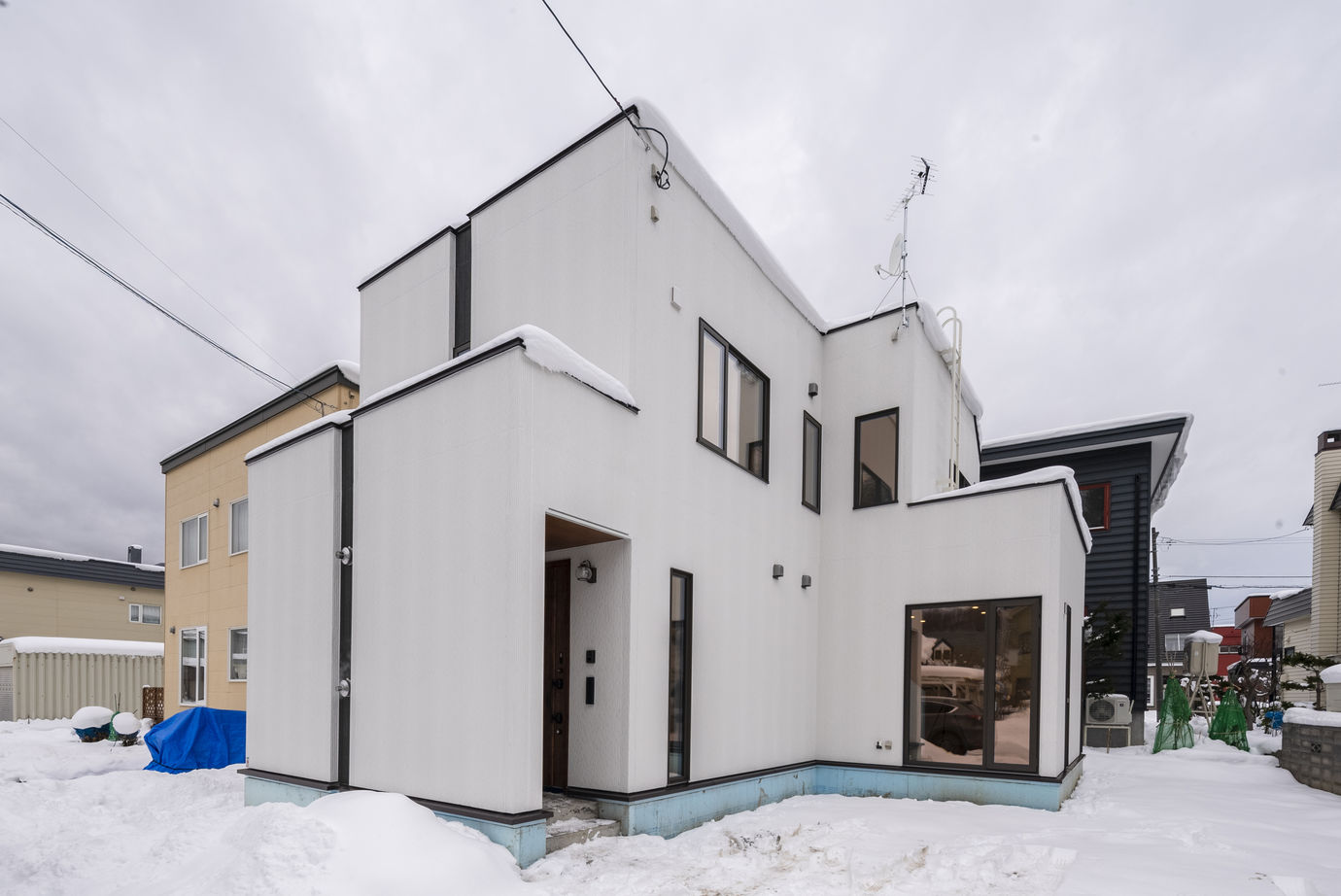 maida koumuten 【札幌市/2000万円台/３LDK間取り/家事動線】遊び心あるキャットウォークがあるお家の建築実例画像