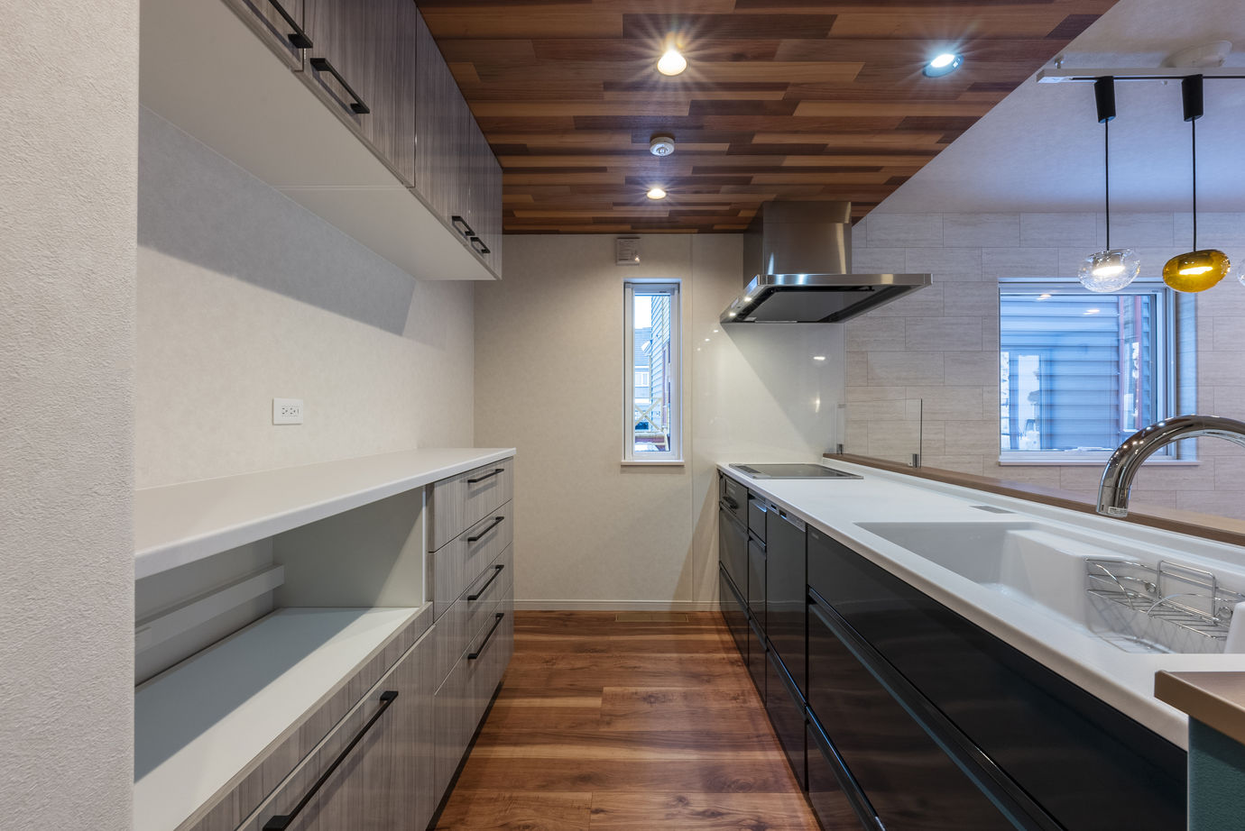 maida koumuten 【札幌市/2000万円台/３LDK間取り/家事動線】遊び心あるキャットウォークがあるお家の建築実例画像4