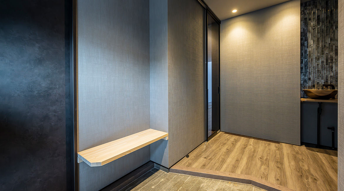 maida koumuten 【札幌市/ダクトレス全館空調/3000万円台】お洒落なアイランドキッチン。ホテルライクな寛ぎ感ある住まいの建築実例画像7