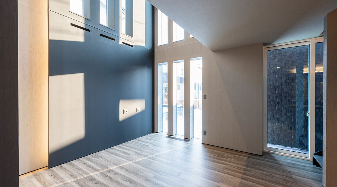 maida koumuten 【札幌市/ダクトレス全館空調/3000万円台】お洒落なアイランドキッチン。ホテルライクな寛ぎ感ある住まいの建築実例画像8