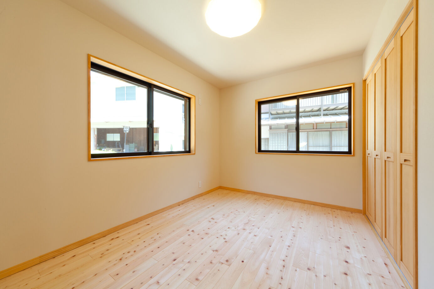 【平塚・大磯・二宮で建てる】空創工房 【平屋／延床27.5坪】プライバシーの保護、寝室の位置、平屋づくりに活きる女性目線の間取りと設計の建築実例画像10