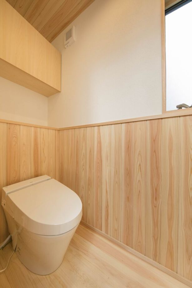 ひのき乃工房　ムクヤホーム 【30坪台/間取り/ビルトインガレージ/吹き抜け】カラマツの無垢材が温かみのある空間をつくるの建築実例画像17