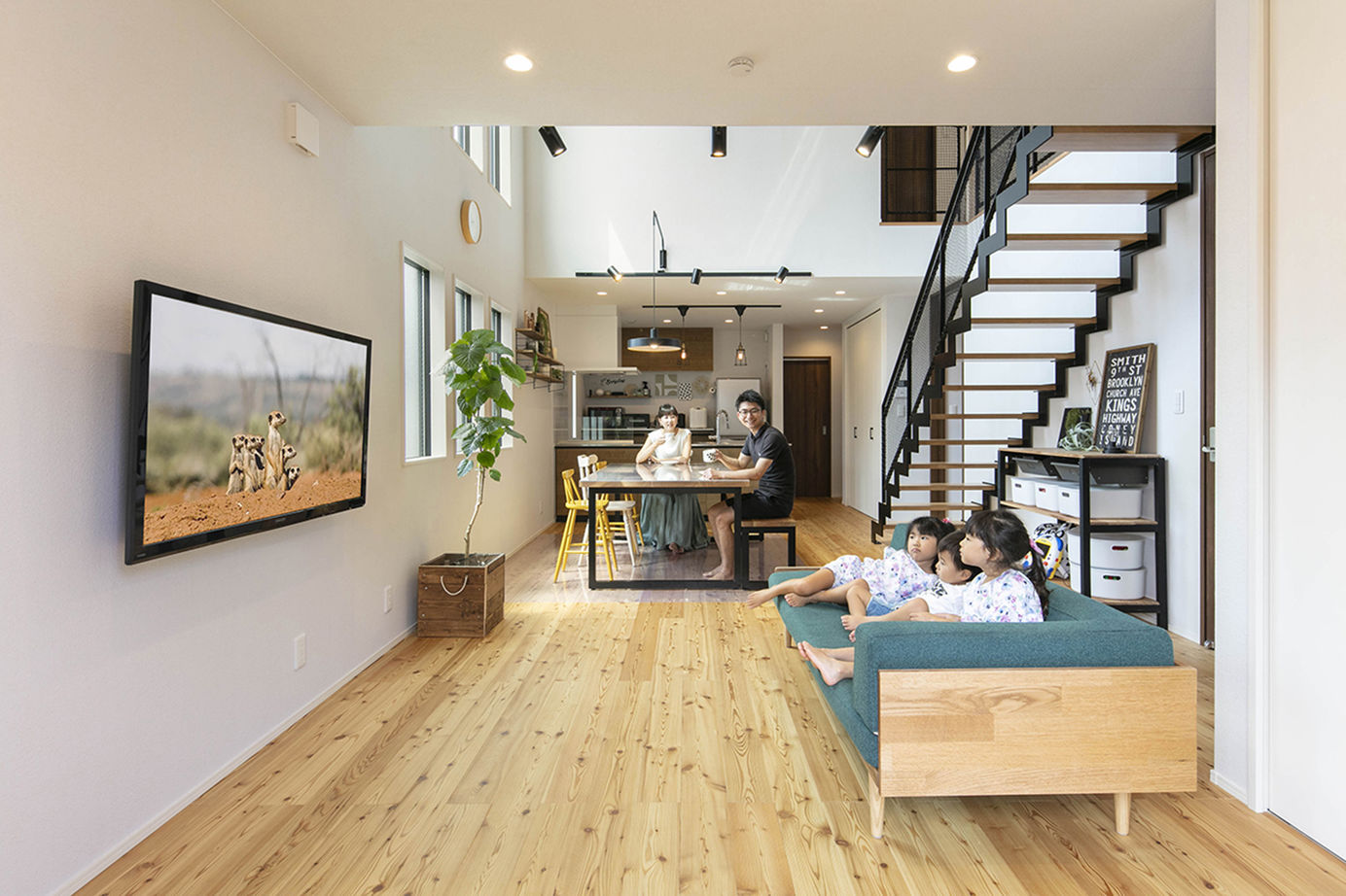 ひのき乃工房　ムクヤホーム 【2000万円台/30坪台/間取り/吹き抜け/DIY】インテリアや間取り、自然素材のこだわりを実現した住まいの建築実例画像4