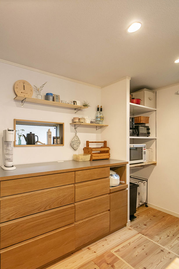 ひのき乃工房　ムクヤホーム 【2000万円台/20坪台/間取り/狭小/ウッドデッキ】高さ5.5mの吹き抜けの解放感と自然素材が心地よい注文住宅の建築実例画像14