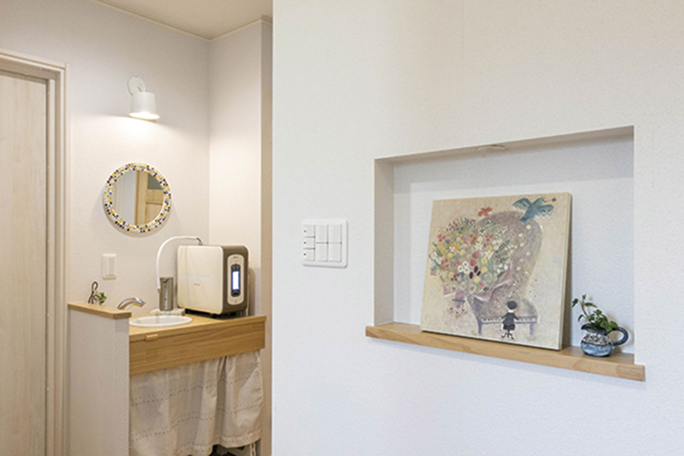 ひのき乃工房　ムクヤホーム 【2000万円台/20坪台/間取り/自然素材/音楽室】ピアノ教室のための注文住宅で、自分たちらしい暮らしを実現の建築実例画像13